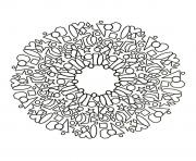 Coloriage mandalas to download for free 19 dessin